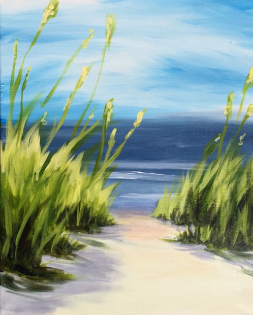 VAN GOGH VINO Sip & Paint - Dunes Path Photo