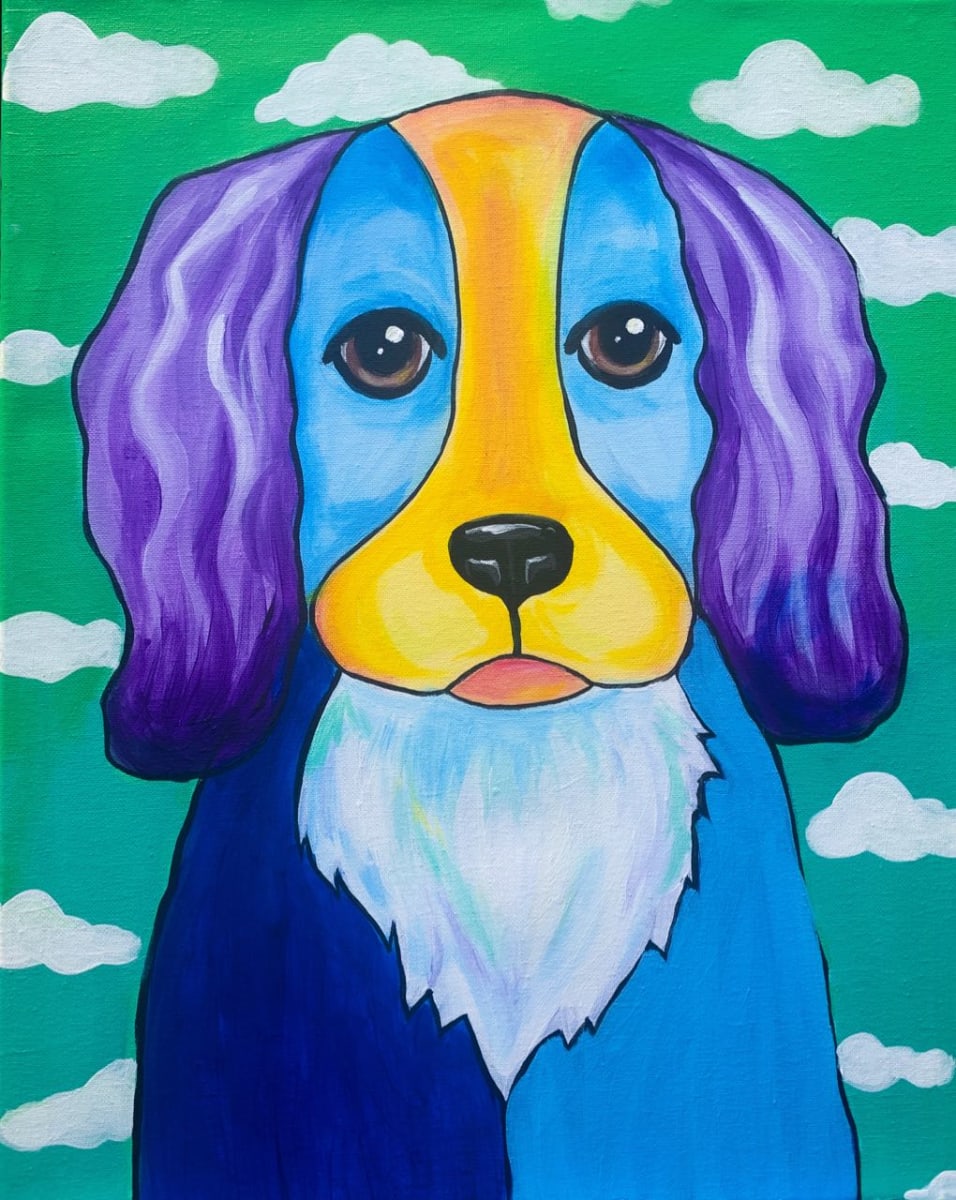 FAMILY ART - Cloud Puppy Photo