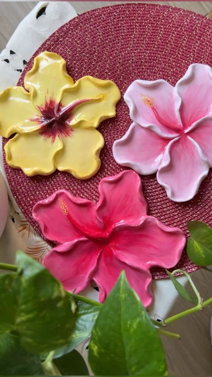 Hibiscus Clay Workshop Photo