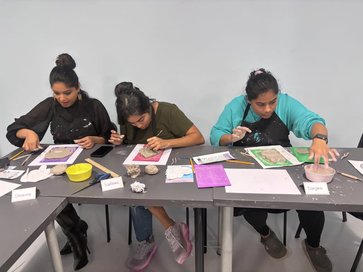 Hibiscus Clay Workshop Photo