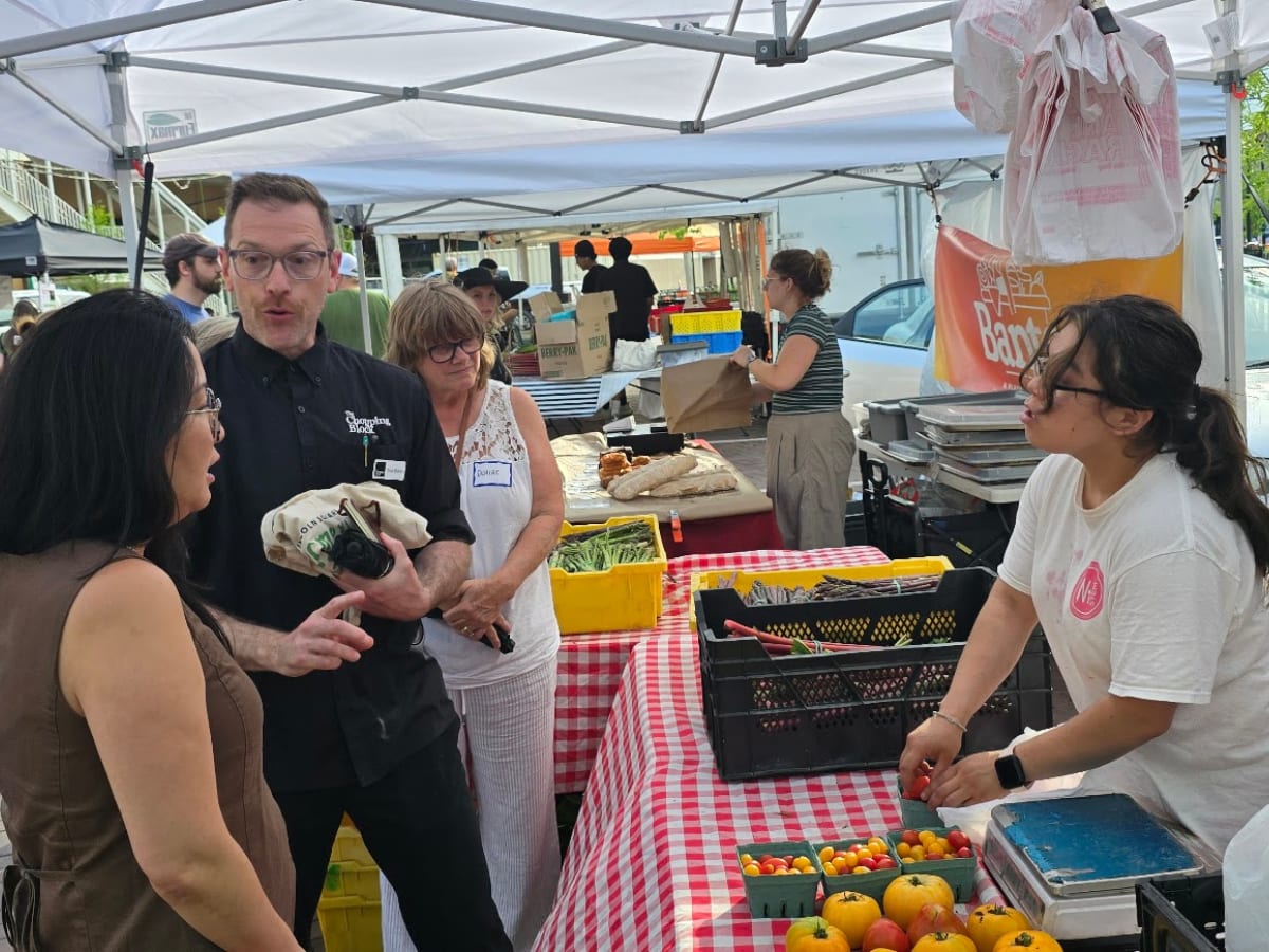 Farmers Market Tour and Cooking Demo Photo