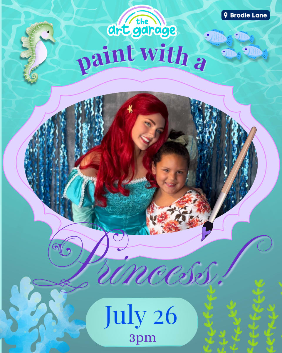 Paint with a Princess! at Brodie Lane Photo