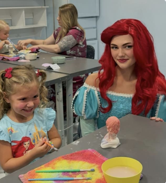Paint with a Princess! at North Lamar Photo