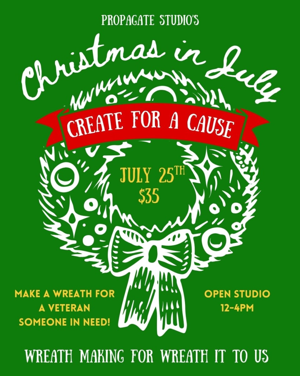 Create for a Cause: Wreath Making Photo