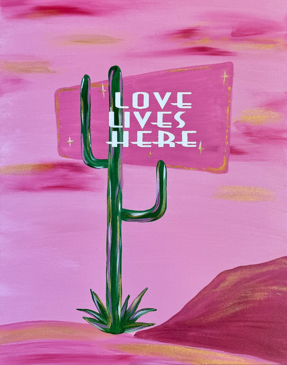 Paint and Sip - Love Lives Here 🌵 Photo