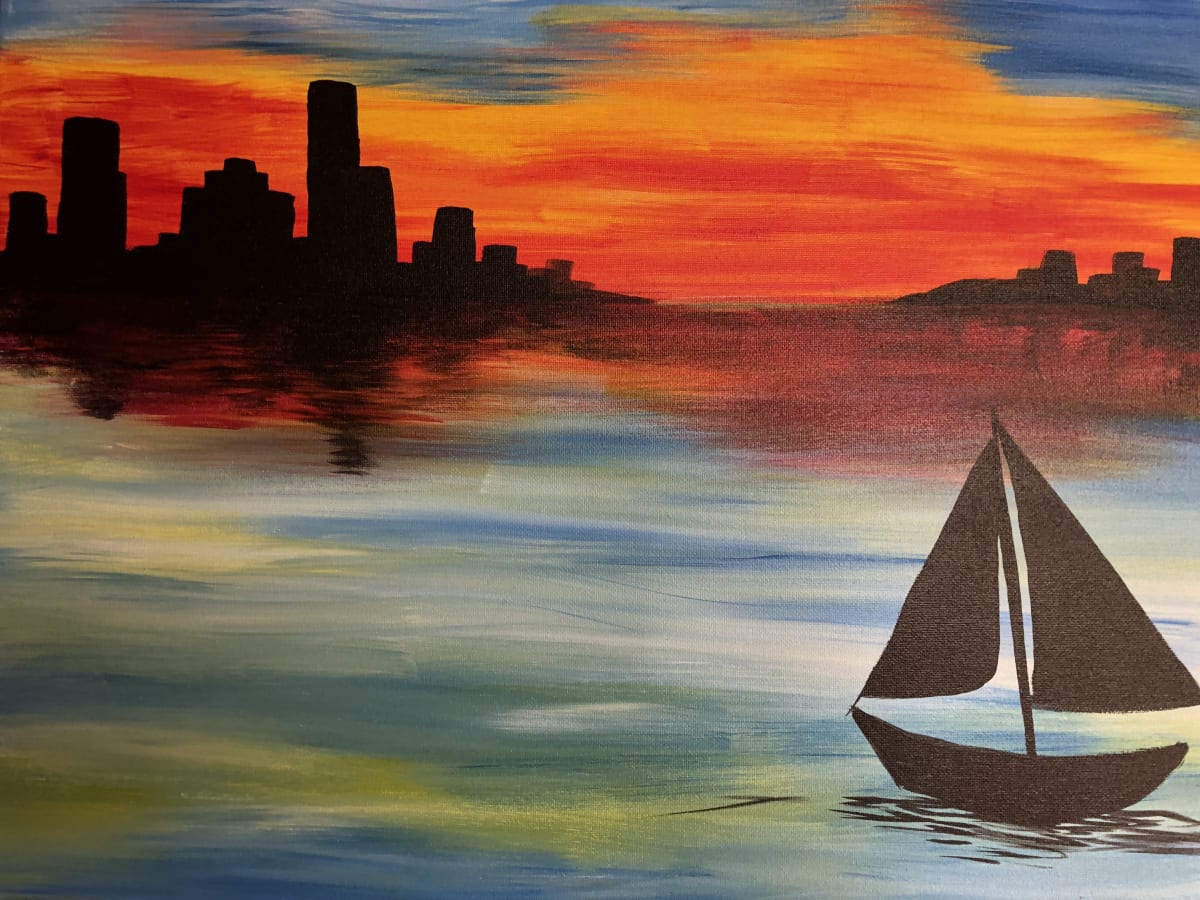 Harbor Sunset with Maddie! Photo