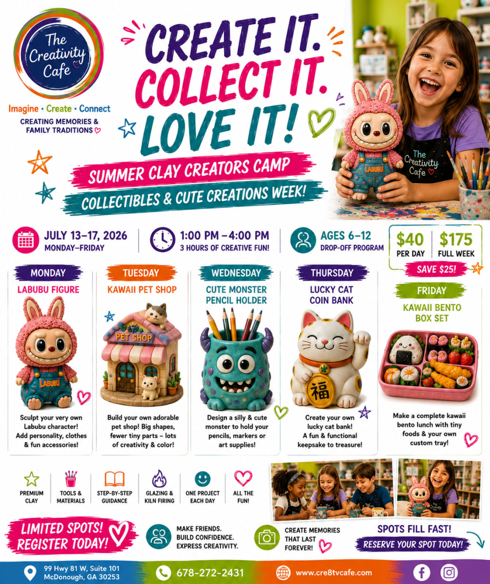 Summer Clay Creators Camp Collectibles & Cute Creations Week Photo
