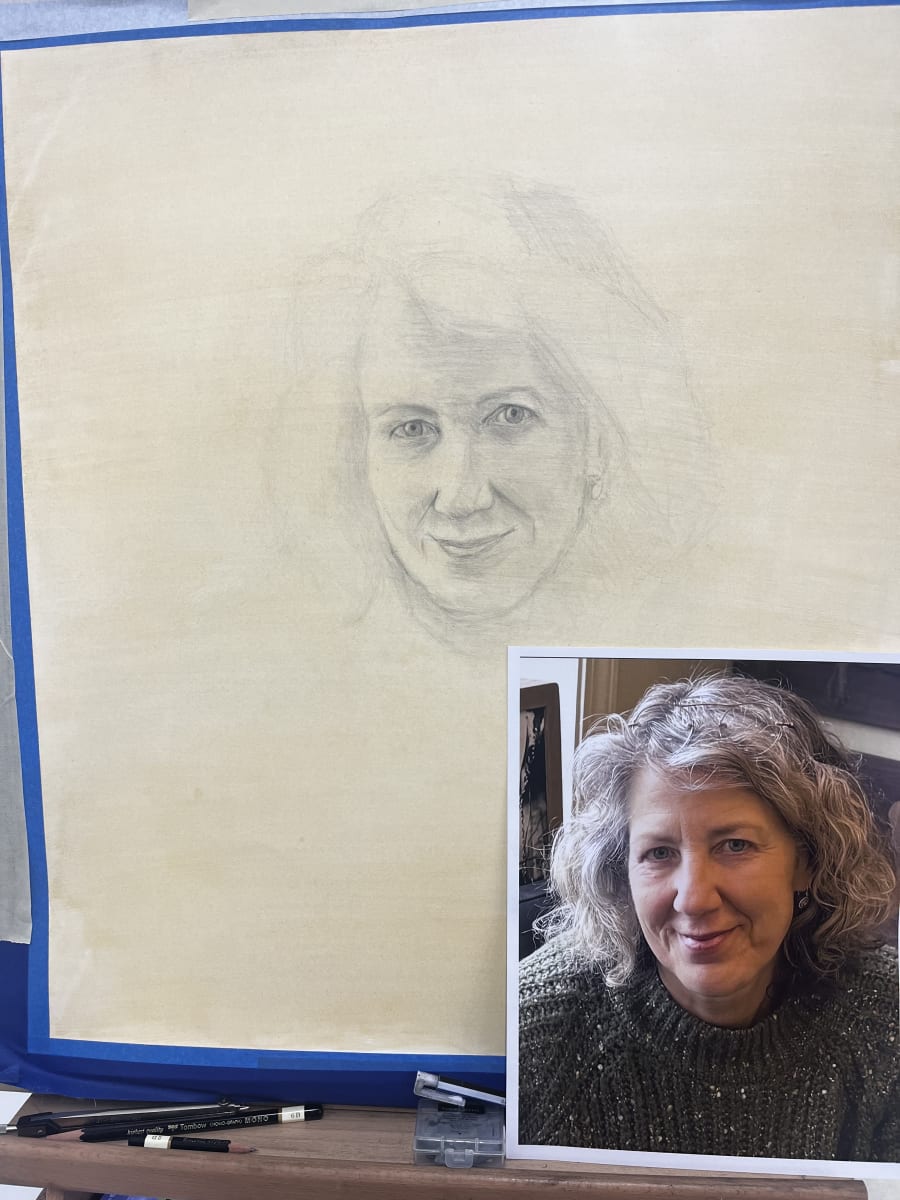 Portrait Drawing Foundations: Adult Wed Morning 6 week class at That Creative Space in Beacon Photo