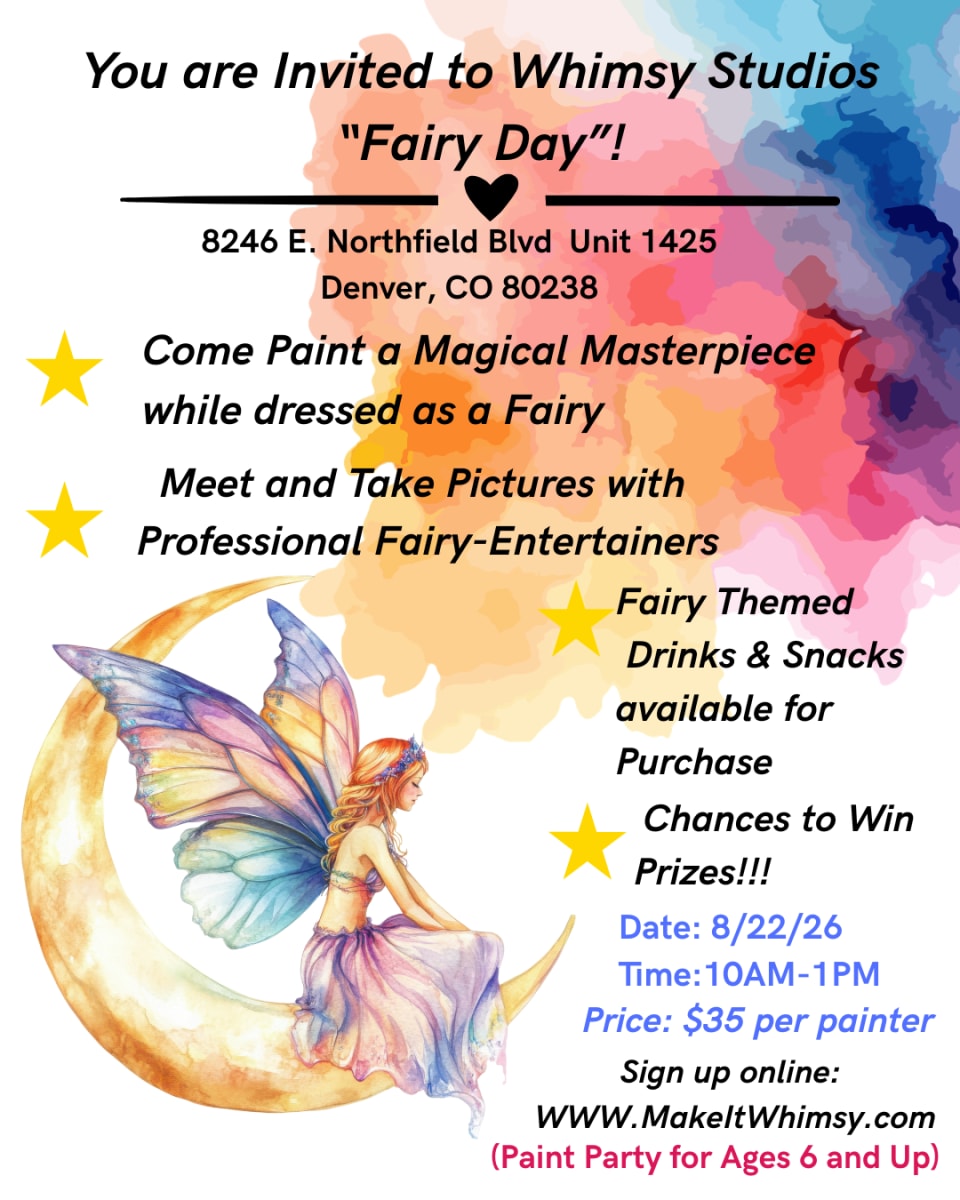 Fairy Party & Painting (with Glitter!) Photo