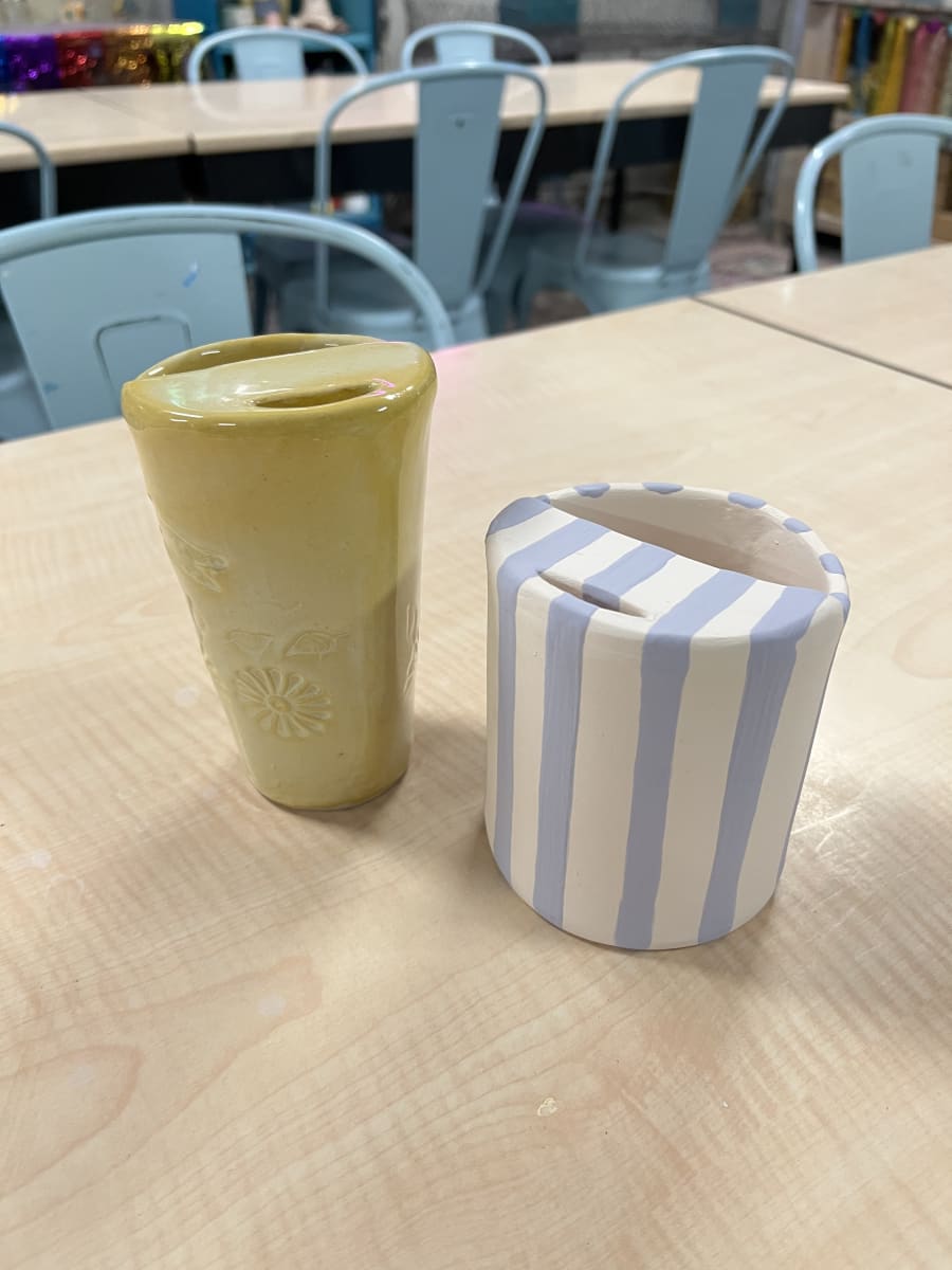 Clay Travel Mug Hand building Class - Thur. 7/16 Photo