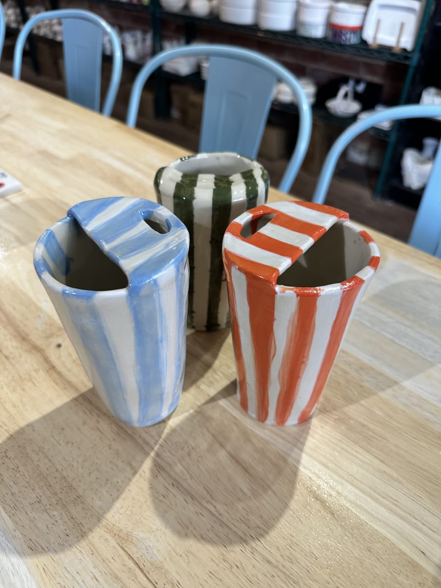 Clay Travel Mug Hand building Class - Thur. 7/16 Photo