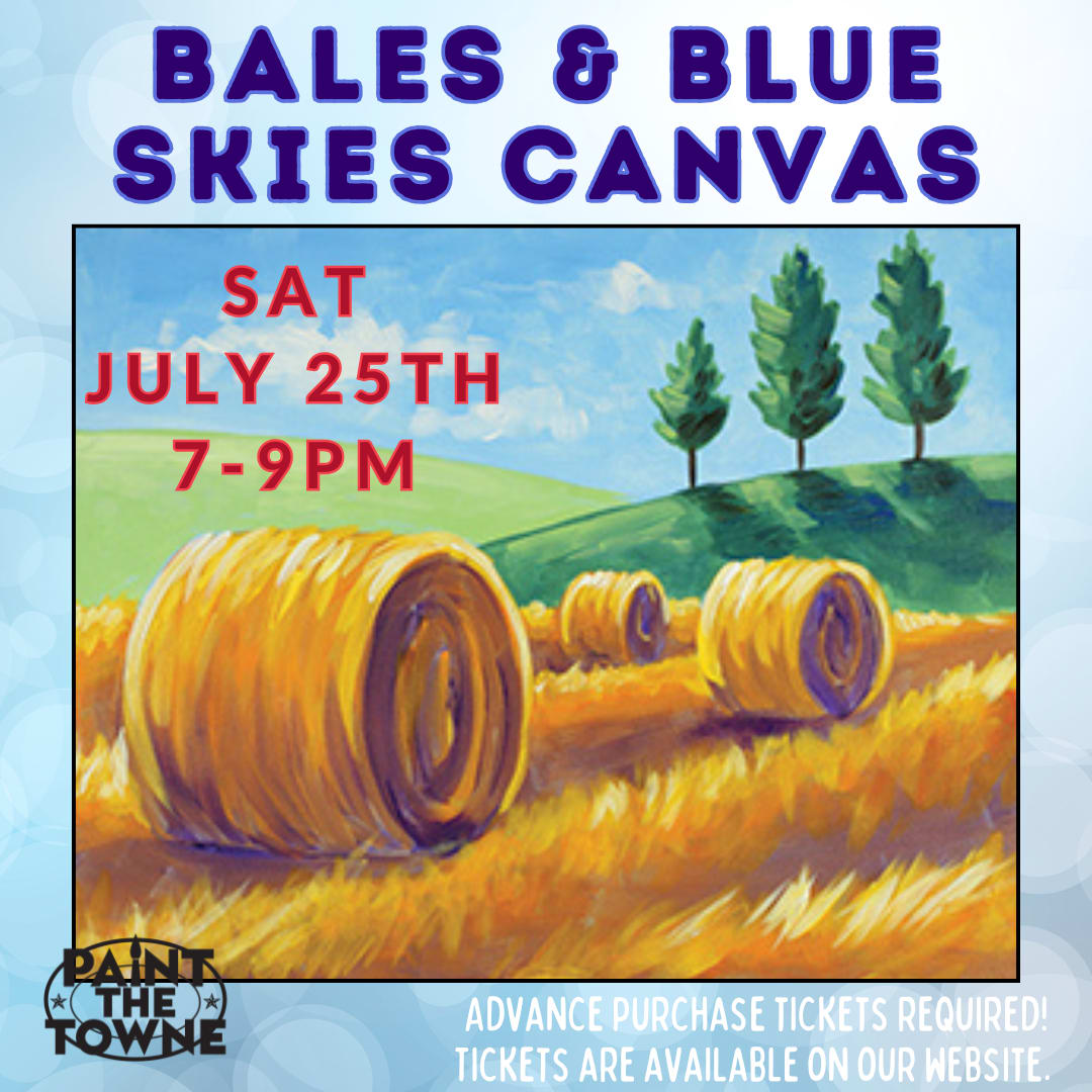 Open Adult - Bales and Blue Skies - $35 East Wichita Photo