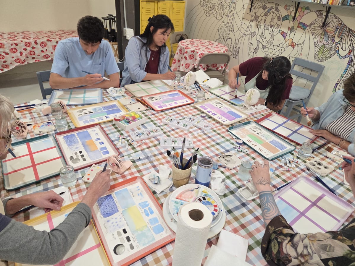 The ART ROOM: TRY-IT Watercolor Painting Photo
