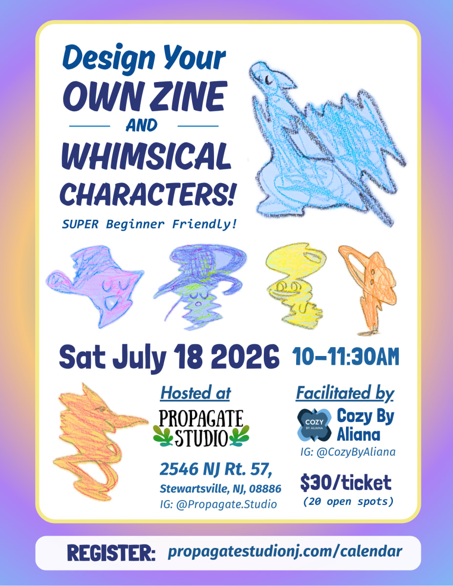 Design Your Own Zine & Whimsical Characters Photo