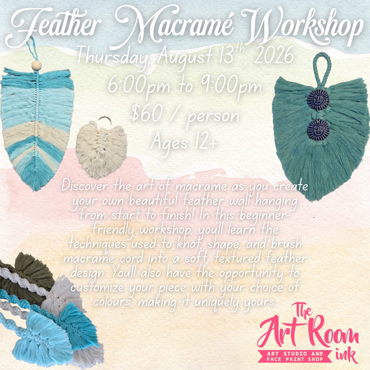 Feather Macrame Workshop Photo