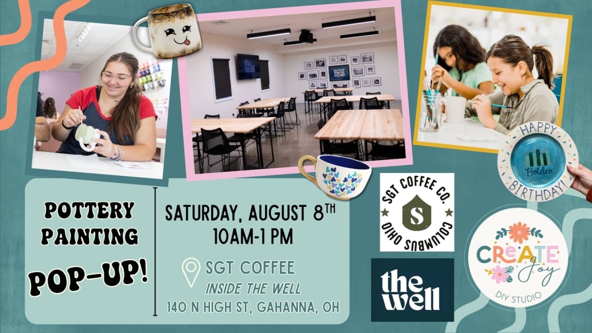Pottery Painting Pop-Up at SGT. Coffee! Photo
