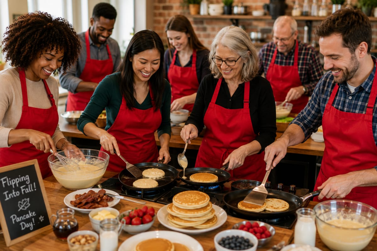 Flipping Into Fall: A National Pancake Day Celebration (BYO Beer and Wine) $69.99 Photo