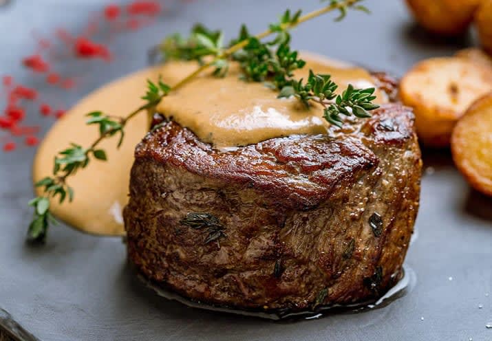 An Elegant Steak au Poivre Dinner - 08/15/2026 Photo