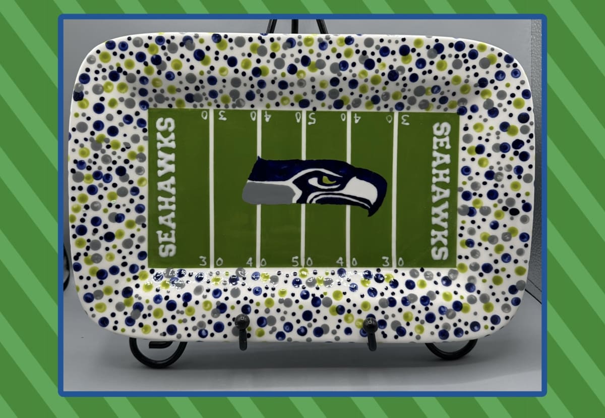 Seahawks Platter Workshop Photo