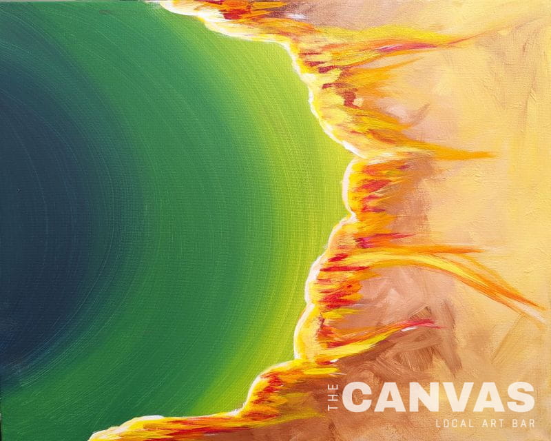 Canvas Classic: Grand Prismatic Spring Photo