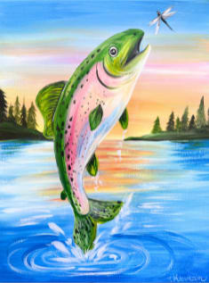 8/11 Paint Party at La Hacienda Restaurant - Eastland, TX Photo