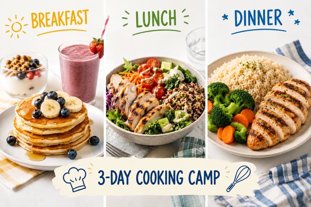 3 DAY COOKING CAMP: Breakfast, Lunch & Dinner (Ages 6-13) Photo