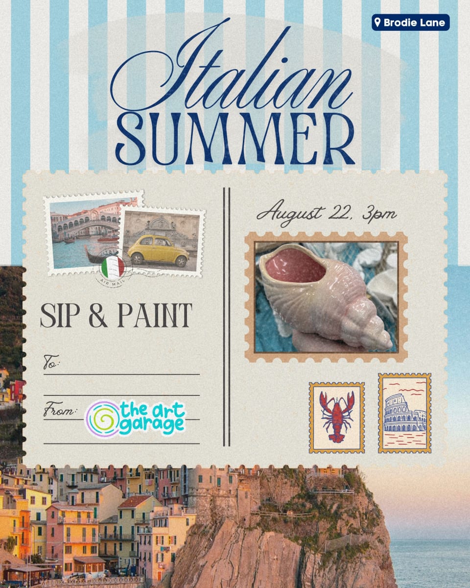 Italian Summer Sip & Paint Photo