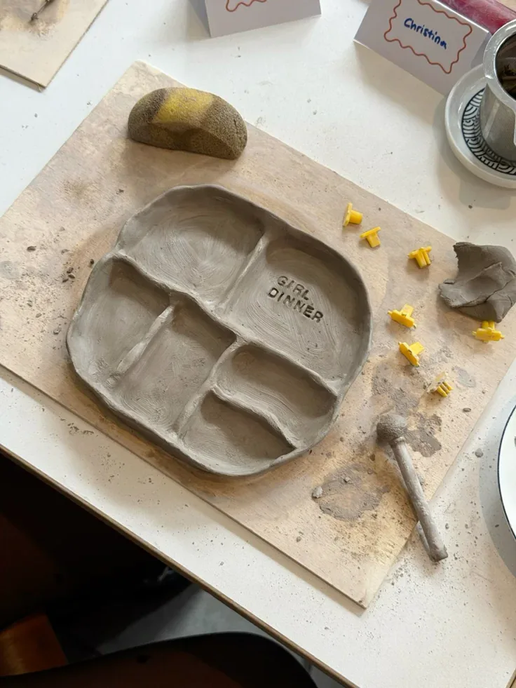Snack Plate Clay Workshop Photo