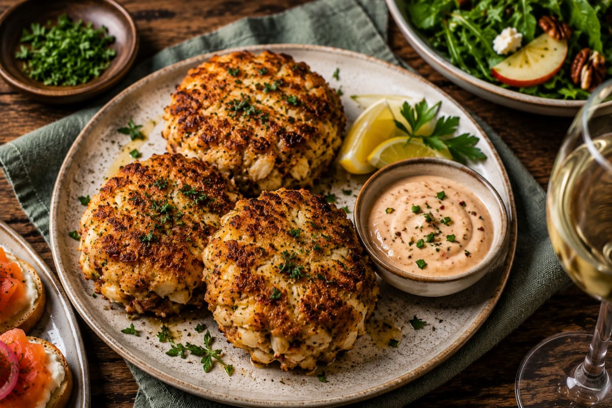 Seafood Masterclass: Crab Cakes! (BYO Wine or Beer) $89.99 per person Photo