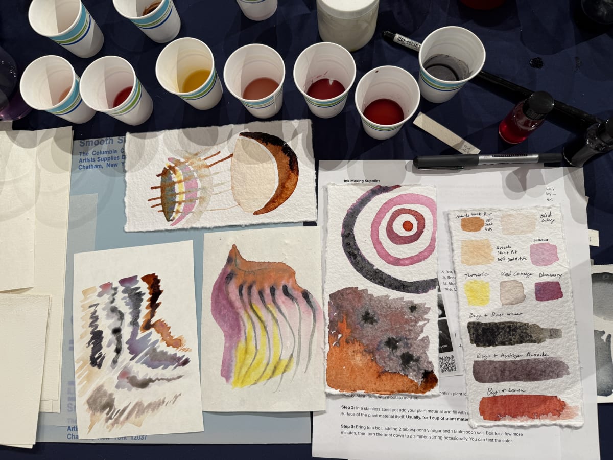 Handmade Natural Inks with Elizabeth Mihaltse Lindy - Beginner Friendly, Adults & 15+ at That Creative Space in Beacon, NY Photo