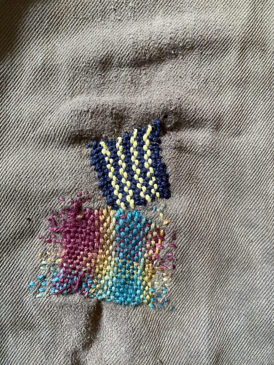 The ART ROOM: Try-It: Visible Darning and Mending with a Loom Photo
