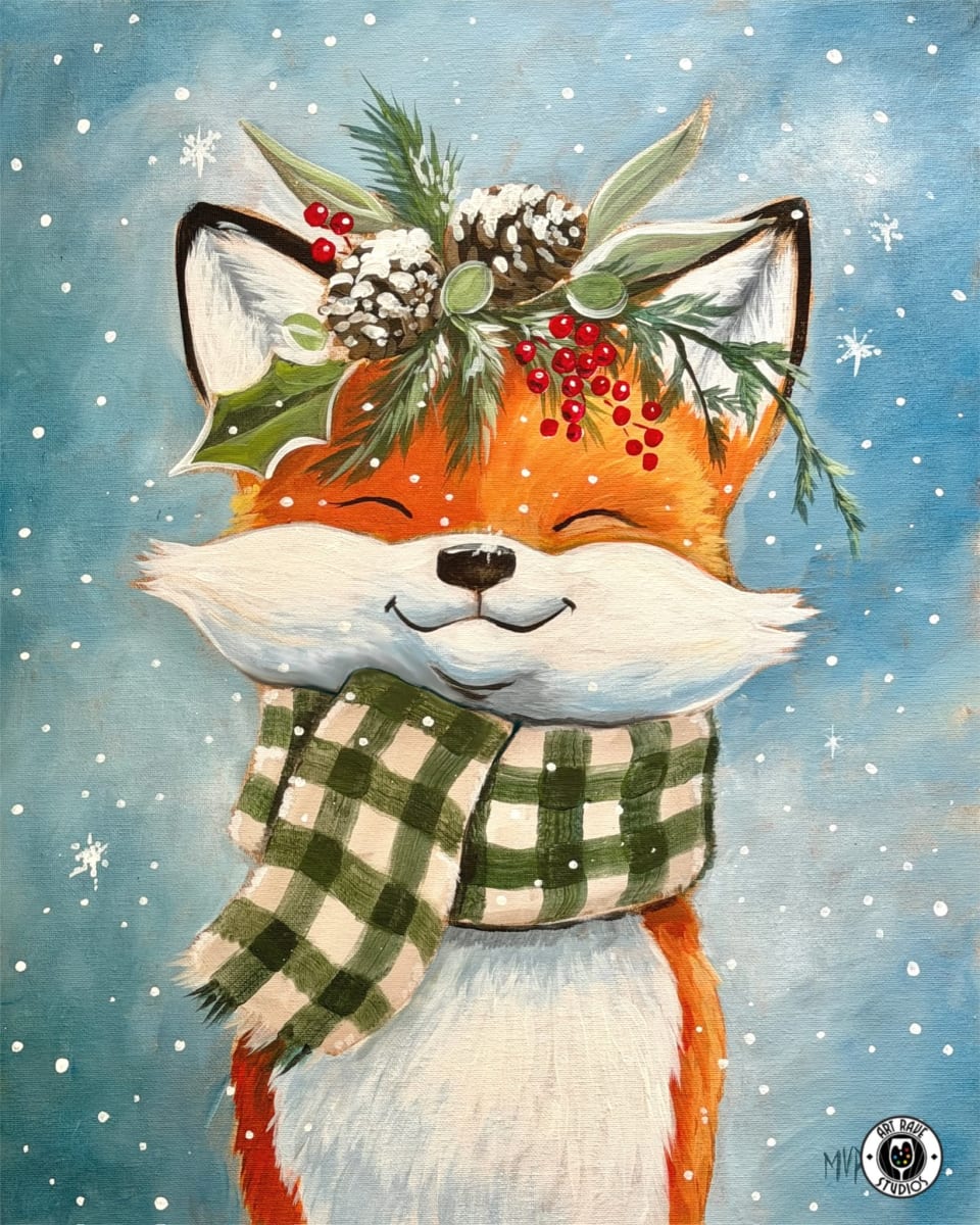 Big & Little Canvas: Fa La La Fox Photo