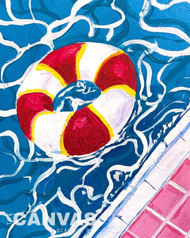 Canvas Classic: Poolside Photo