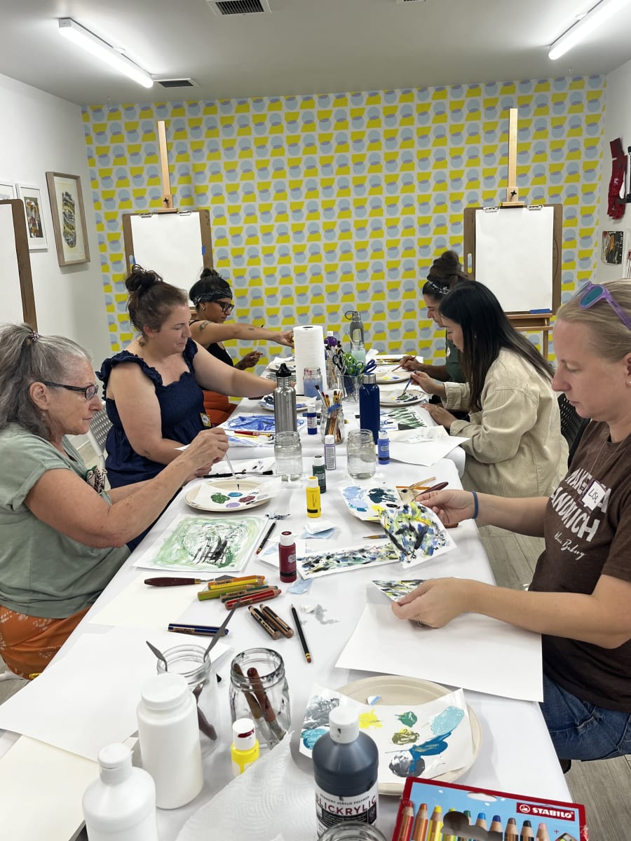 Intuitive Painting (Beginner Friendly, Adult) Photo