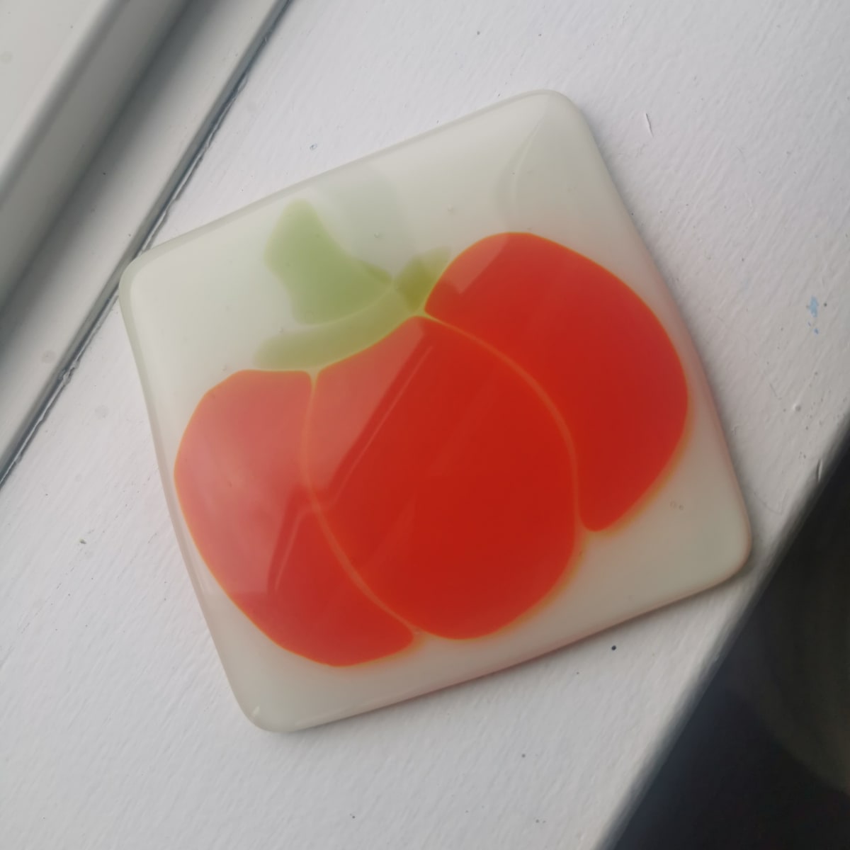 Big & Little Fused Glass Pumpkins Photo