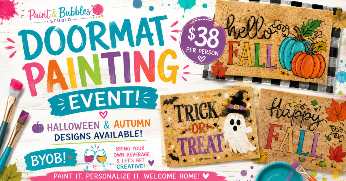 Ladies' Night - Doormat Paint Event Photo