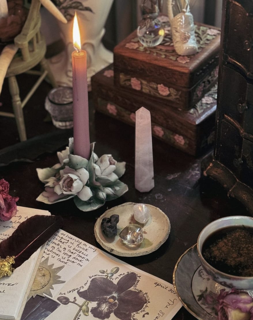 Practical Magic Sip & Paint Canvas Workshop Photo
