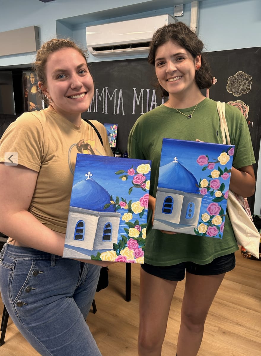 Starlily Sip & Paint Canvas Workshop Photo