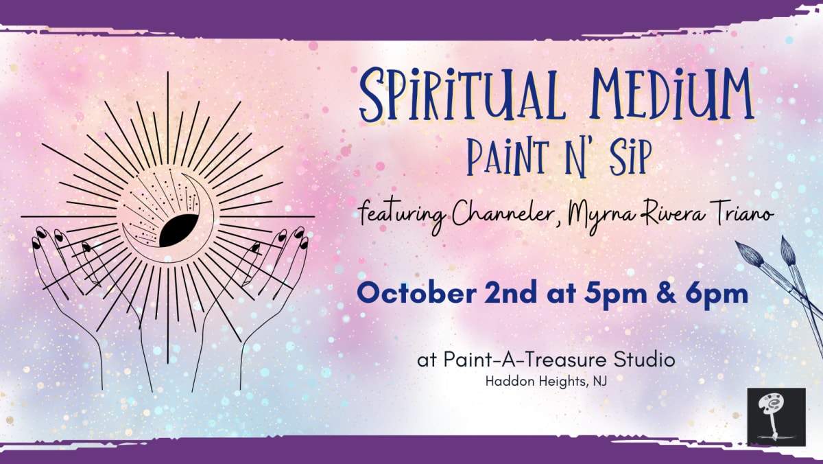 Spiritual Medium Paint N Sip - October 2nd Photo