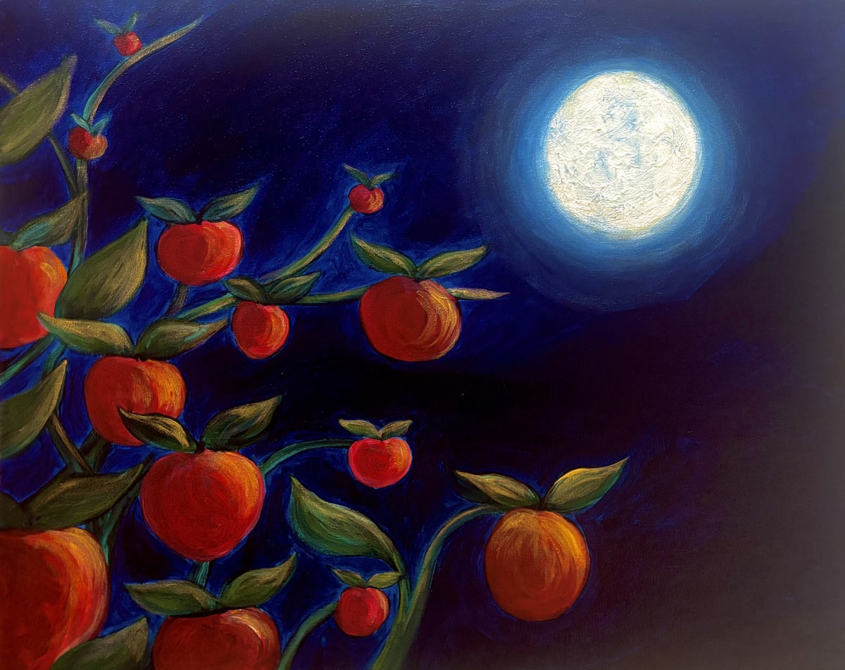 APPLES UNDER MOONLIGHT Photo
