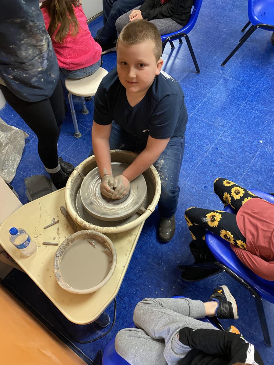 Pottery Wheel in the Afternoon Photo