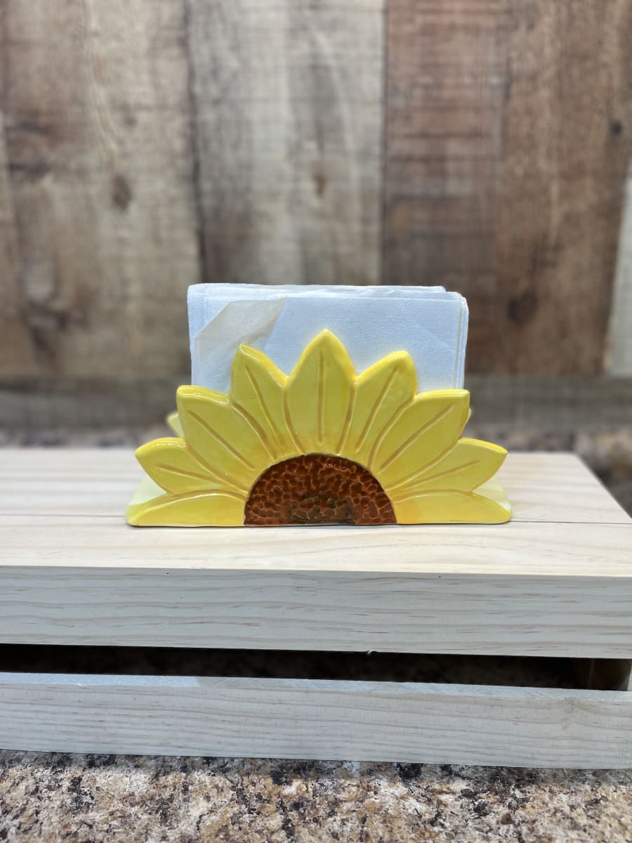 Clay Play! Sunflower Napkin or Letter @ The Studio Photo
