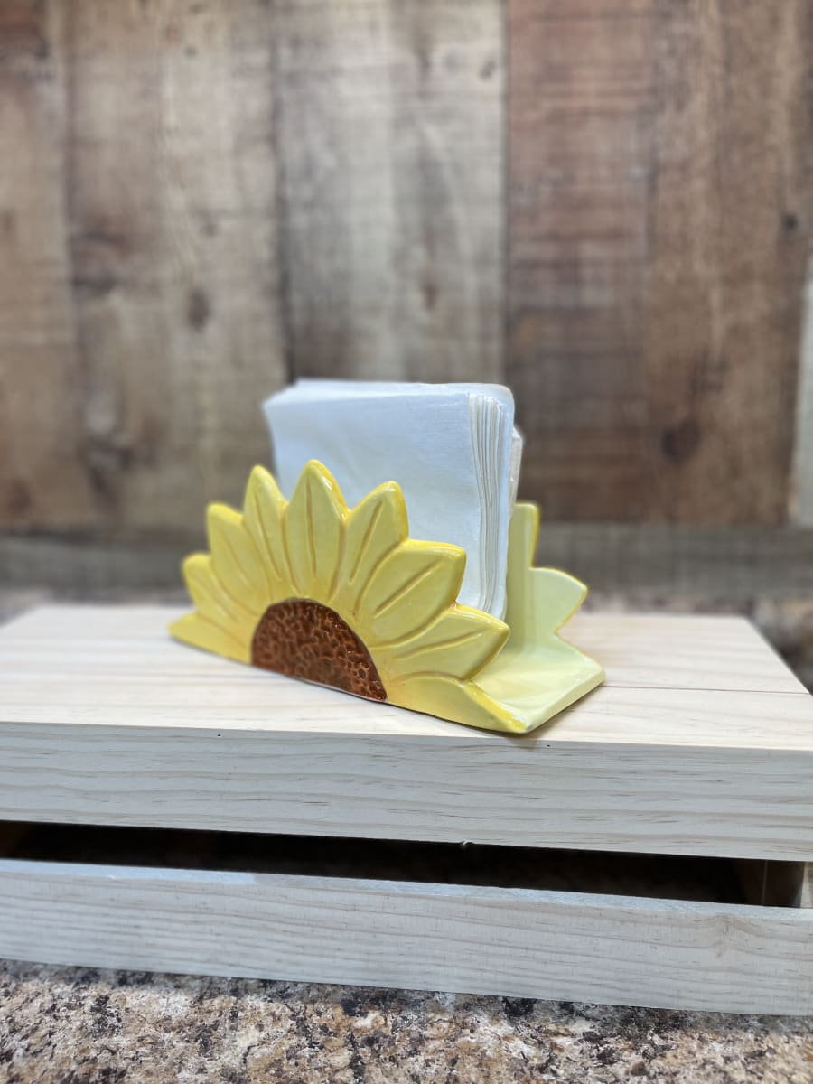 Clay Play! Sunflower Napkin or Letter @ The Studio Photo