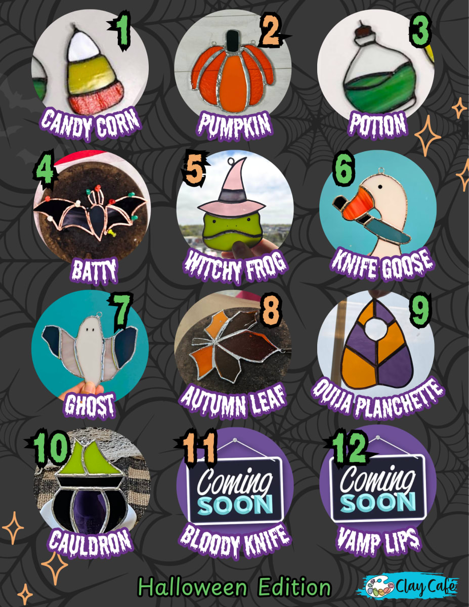 Stained Glass Class - HALLOWEEN EDITION Photo