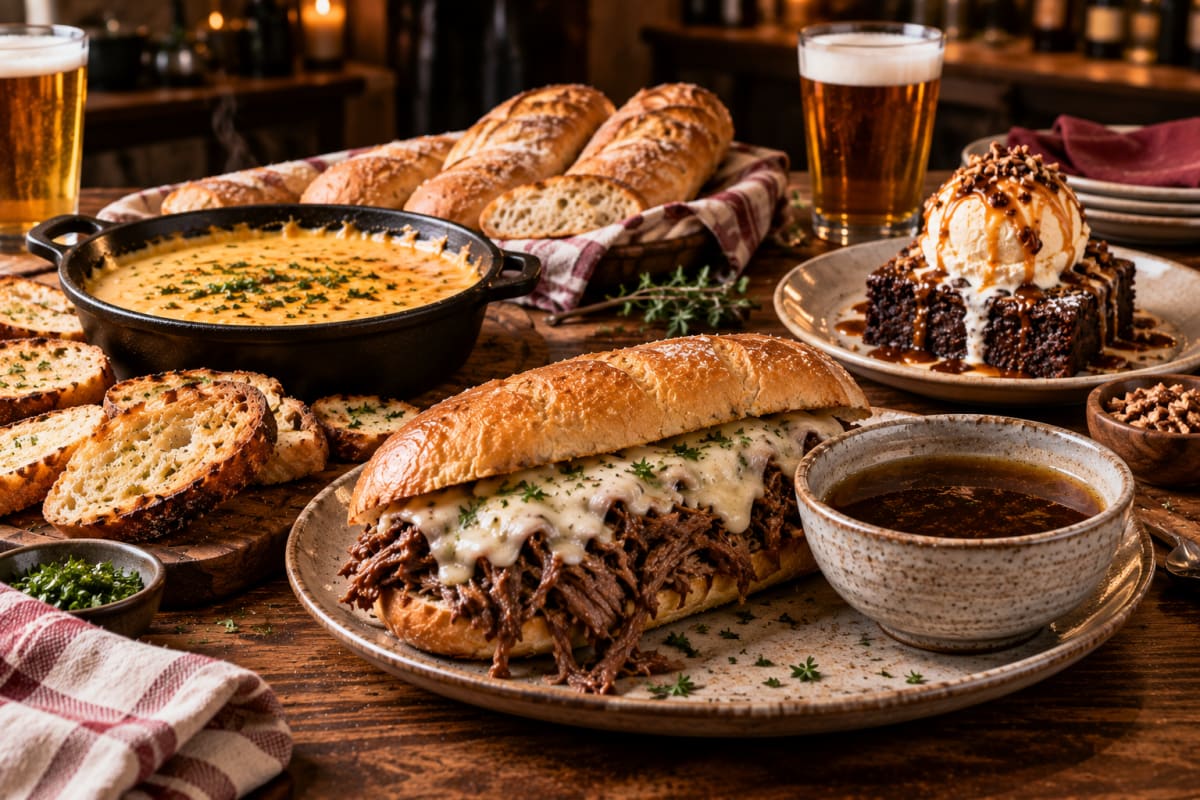 From Scratch: French Dip & Beer Cheese (BYO Beer and Wine) $79.99 Per Person Photo