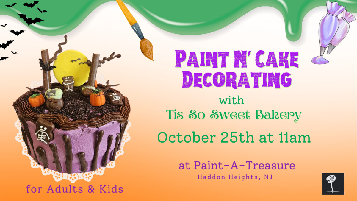 Paint N' Cake Decorating - October 25th Photo