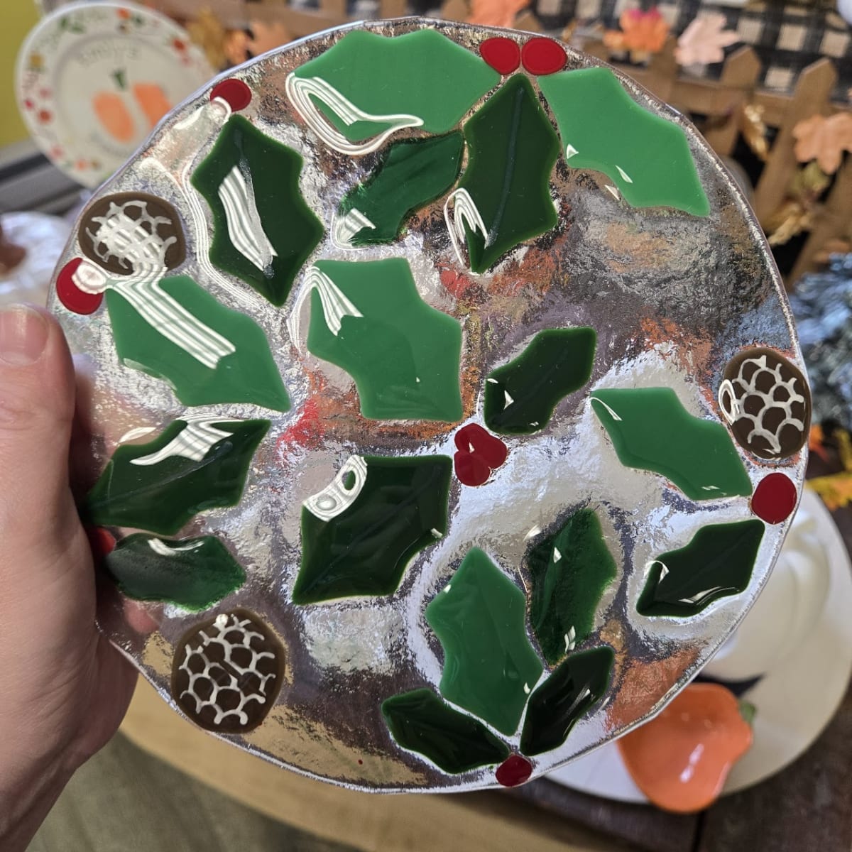 Glass Fusing: Holly Jolly Bowls Photo