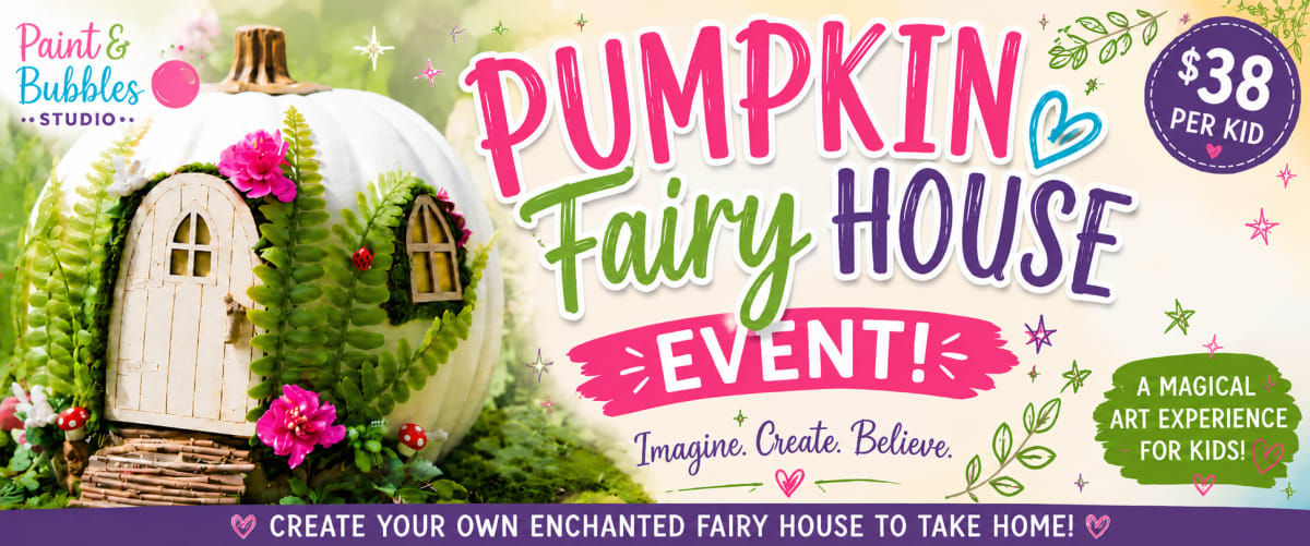 Kids Pumpkin Fairy Garden Workshop Photo