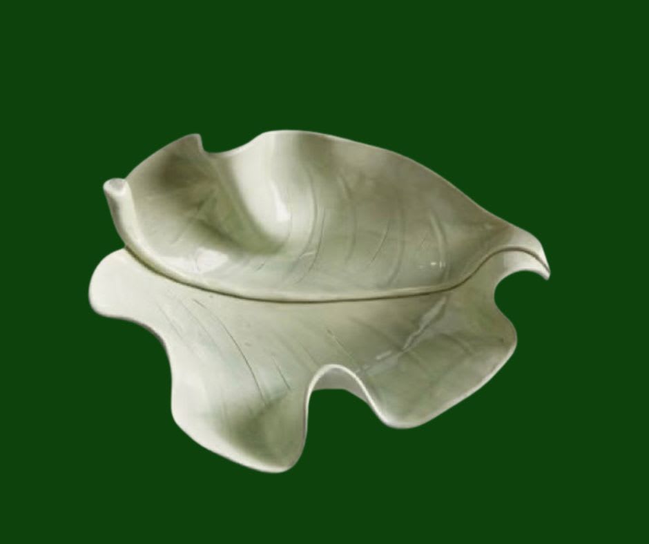 Clay Hand Built Leaf Bowls Photo