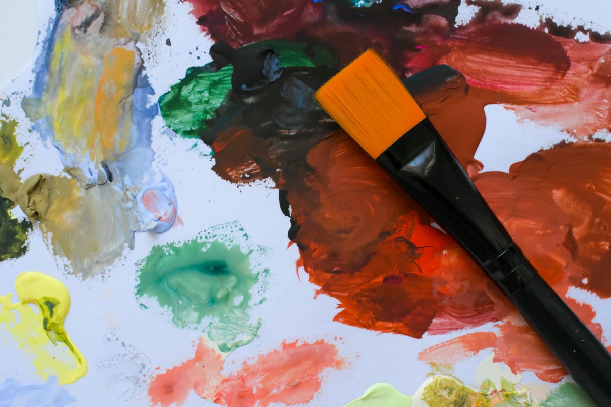 The ART ROOM: TRY-IT Acrylic Painting Photo